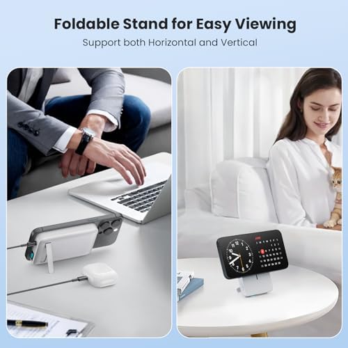 Advanced Magnetic Wireless Power Bank – 10800 m Ah Portable Charger with Foldable Stand, LED Battery Indicator, and 25 W Fast Charging for i Phone 16/15/14/13/12 Pro/Pro Max/Plus – Ultimate Compatibility and Convenience
