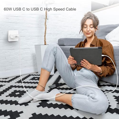 10FT iPhone 16E/15/16 Woven Cable for iPhone 16E(SE4), 15/16 Pro Max, 15/16 Plus Cable, USB C to USB C for AirPods 4, AirPods Pro (2nd Gen), TV Siri Remote, 4K Remote 3rd Gen, TV 4th Gen Charger Cable – Enhanced Compatibility and Speed