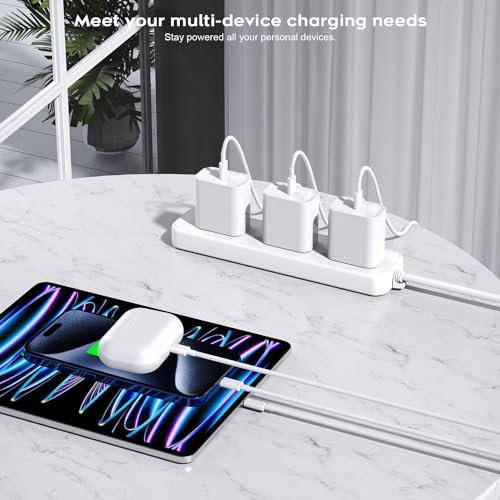 i Phone 16 Fast Charging Kit – 20 W Power Delivery Charger Bundle with 6 ft USB C to Type C Cable for i Phone 16/16 Pro Max/i Pad 10/i Pad mini 6/i Pad Air 5/4/i Pad Pro 12.9 – Ultimate Speed and Compatibility for On-the-Go Power Needs