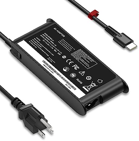 95 W USB-C Type-C Charger for Lenovo Think Pad & Idea Pad – Fast Charging Power Adapter for T480, T580, X1 Carbon, L380, Yoga 370 – Universal Compatibility, 12-Month Warranty, Efficient Performance and 24/7 Support 95 W USB-C Type-C Charger for Lenovo Think Pad & Idea Pad – Fast Charging Power Adapter for T480, T580, X1 Carbon, L380, Yoga 370 – Universal Compatibility, 12-Month Warranty, Efficient Performance and 24/7 Support
