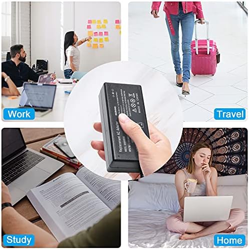 Ultra-Slim 65 W USB-C AC Adapter for Lenovo Think Pad and Yoga Series – Compact Power Solution with Smart Voltage PD3.0 Technology for Enhanced Charging Speed – Perfect Replacement for Your Laptop Charger – Ideal for Home and Office Use – Includes Power Cable and Cable Management Features – Compatible with Multiple Lenovo Models