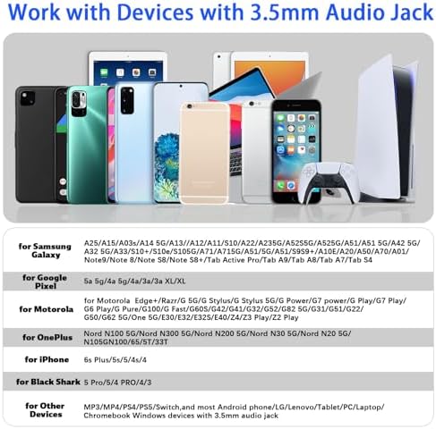 Active Lifestyle Wired Over-Ear Earbuds with 3.5 mm Jack – Premium Noise Cancelling Headphones for Supreme Audio Clarity and Comfort During Workouts, Running, and Daily Activities