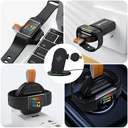 Revolutionary 3-in-1 Multi-Device Charging Station for Fitbit Charge 5/6, i Phone 16/15/14/13 Pro Max/12/11, Samsung Galaxy S25/S24/S23/S22+, and Air Pods Pro/3 – Rapid Charging & Enhanced Device Compatibility for Seamless Power Management