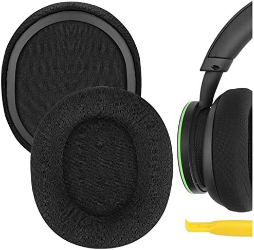 Geekria Premium Comfort Mesh Fabric Replacement Ear Pads for Microsoft Xbox Wireless/Stereo Headset 20 th Anniversary Edition – Superior Sound Quality & Enhanced Breathability – Ideal Gaming Accessories for Ultimate Comfort and Performance