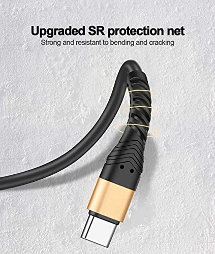 Icseio 1 ft USB Type C Cable – 2 Pack Fast Charging USB A to USB-C Cord for Enhanced Device Compatibility and Durability – Perfect for On-the-Go Power Solutions
