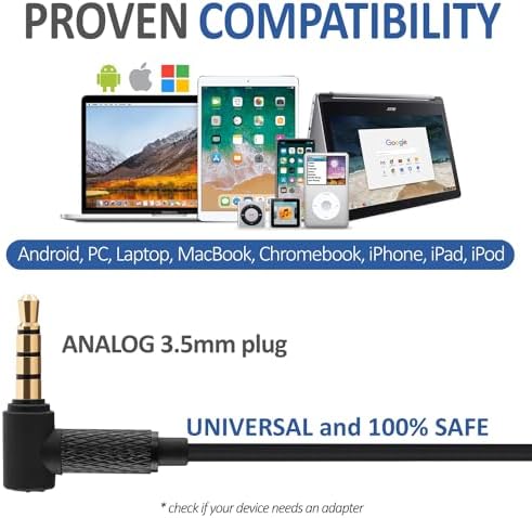 LUDOS NOVA Wired Earbuds – Premium In-Ear Headphones with 5-Year Warranty, High-Quality Microphone & 3.5 mm Compatibility for i Phone, Laptops & Students – Ideal Comfort for Small Ears & Enhanced Audio Experience for Music & Calls