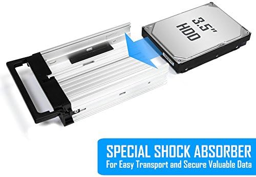 Kingwin Universal Hot Swap Mobile Rack for 2.5” & 3.5” SSD/HDD – Effortless Internal Tray-Less SATA Hard Drive Backplane Enclosure with 6 Gbps Support for SATA I/II/III & SAS I/II – Ultimate Flexibility and Enhanced Data Transfer Speed for Efficient Storage Management