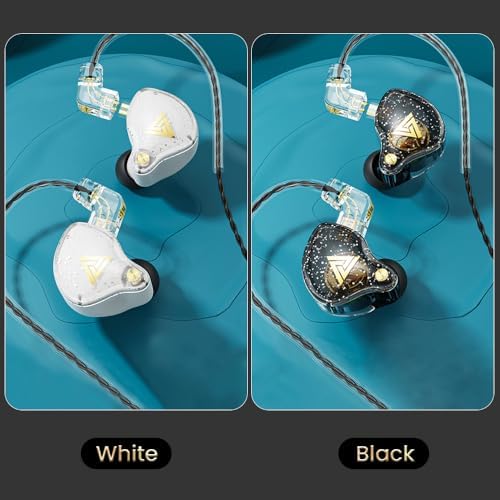 AK6 PRO Wired Gaming Earbuds 2 Pack – Immerse Yourself in Hi-Fi Sound with 10 mm Dynamic Drivers, Deep Bass, and Advanced Noise Cancellation – Ergonomically Crafted for Ultimate Comfort in Stylish Black and Purple Finish, Universally Compatible with All Devices