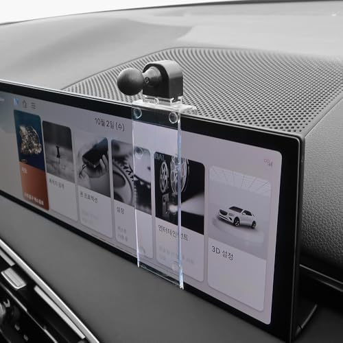 FICS Car Phone Holder for Genesis GV70 2026 Moder-Year – Custom-Fit Mount for Seamless Integration, Interior Accessories for Navigation, No Adhesive or Tools Required – Enhanced Compatibility and Speed