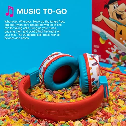 Experience Superior Sound with JLab JBuddies Studio On-Ear Kids Headphones – Safe Volume Limiter, Adjustable & Folding Design, Noise Isolation, Built-in Mic for Toddler Audio Enjoyment (Graphite/Blue) – Perfect for Home, School, and Travel