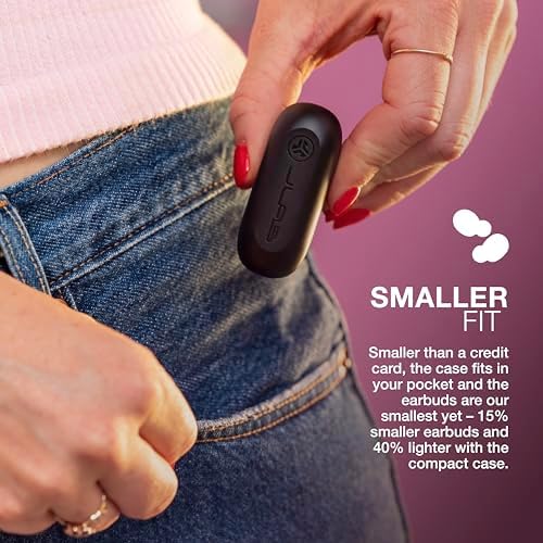 JLab Go Air Pop True Wireless Earbuds – 32 Hours Playtime, Dual Connect Bluetooth Earphones with EQ3 Sound, Lightweight In-Ear Headphones for Ultimate Comfort and Crystal-Clear Calls, USB Charging Case Included, Perfect for Active Lifestyles and Everyday Use