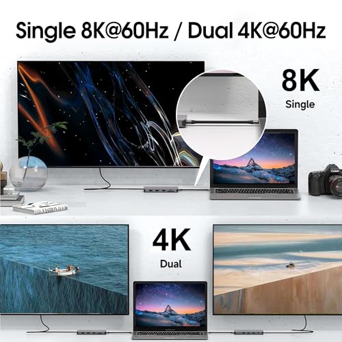 Ultra-Fast 8.5-Inch USB C Cable – Thunderbolt 4 Type-C C to C with 40 Gbps Data Transfer & 240 W PD Fast Charging – 8 K@60 Hz Video Output Compatible with i Phone 16 Pro Max, Mac Books & External SSDs – Perfect for Travel & Efficient Workspaces