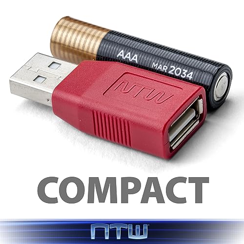 Secure Your Charging: NTW USB-A to USB-C Data Blocker – Essential Juice Jacking Protection Adapter (5 Pack) for Safe Power Transfer, Compatible with Smartphones and Laptops, Portable Design for Travel and Daily Use