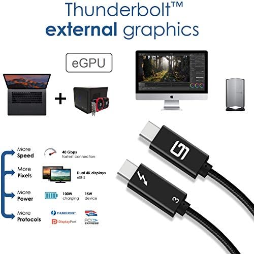 Ultra-Fast 20 Gbps USB-C to USB-C Cable – Premium Nylon Braided for Enhanced Durability | 100 W Rapid Charging & Dual 4 K/Single 5 K @60 Hz Video Support | Versatile 3.3 ft Length for Seamless Connectivity Across Devices | USB 3.1 & 3.2 Compatible | Perfect for Laptops, Smartphones, and Tablets