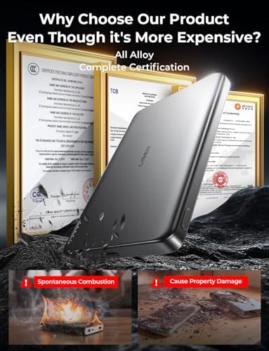 LISEN 0.3-Inch Ultra Slim Mag Safe Portable Charger for i Phone – 5000 m Ah Wireless Battery Pack for Effortless Travel Charging – Essential Magnetic Power Bank Compatible with i Phone 16 Pro Max/15/14/13/12 – Fast Charging, Lightweight Design for On-the-Go Convenience