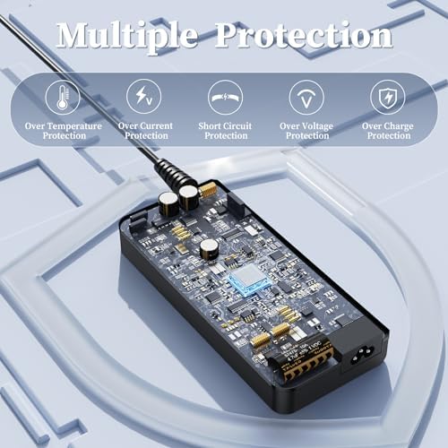 High-Efficiency 12 V 4 A Power Adapter for Shiatsu Neck & Back Massagers – Premium 2.3 M Cord for Optimal Flexibility & Rapid Charging – Perfect Replacement for Snailax, Nekteck & Comfier Models CF-2206 N, CF-2309 A, CF-2307 A, CF-5212, CF-5701, CF-6006 N – Enhance Your Massage Sessions with a Lightweight, Durable, and Reliable Design for Maximum Comfort and Performance