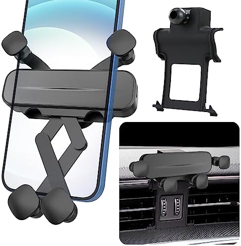 Audi-Compatible UNQIN Car Phone Holder Mount – 360° Rotation Smartphone Bracket for A6, A7, S6, S7, RS6, RS7 & Allroad (2012-2018) – Ultimate Hands-Free Navigation & Stylish Interior Solution – Easy Tool-Free Install, Durable Design, Adjustable Viewing Angles for Enhanced Safety