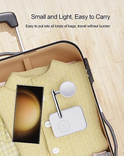 Versatile 2-in-1 Samsung Charger Stand for Galaxy Watch & Earbuds – Compact Foldable Dock with Rapid Charging for Galaxy Watch 7/6 Classic/5/5 Pro/4/3 & Galaxy Buds 2/2 Pro/Live – Ultimate Convenience for Multi-Device Users