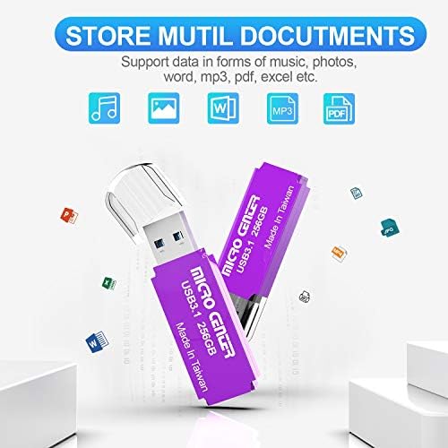 Micro Center Pro 512 GB USB 3.1 Gen1 Flash Drive – Ultra-Fast External Data Storage Solution for Professionals and Students – Compact Green Thumb Drive with Enhanced Compatibility for PCs, Laptops & Consoles