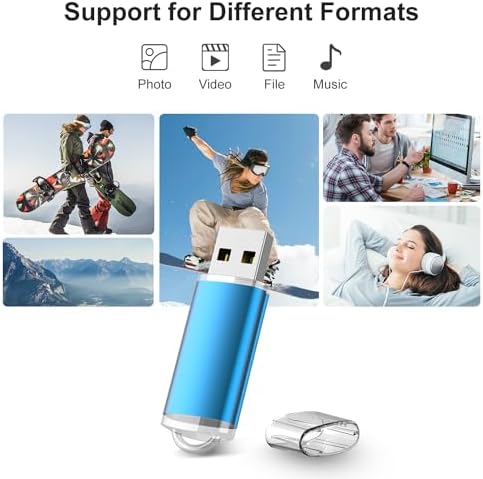 RAOYI 20 Pack 16 GB USB Flash Drive Set – Versatile USB 2.0 Memory Sticks for Effortless Data Storage and Sharing – Sleek Black Design for Home, Office, and Educational Use – Reliable and Portable Pen Drive Bundle