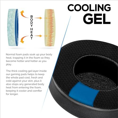 Transform Your Gaming Experience with Brainwavz Premium Replacement Ear Pads for Corsair Virtuoso RGB Wireless & XT Headsets – Ultra-Soft PU Leather Cushions Engineered for Lasting Comfort, Superior Fit, and Exceptional Sound Isolation – Ideal Upgrade for Extended Play Sessions and Seamless Compatibility