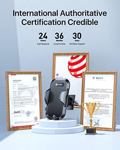 Upgrade Your Drive with the andobil 2025 Military-Grade Car Phone Holder Mount – Secure Vent Clip for i Phone 16/15/14/13/12 Pro Max & Samsung S25/S24 – Effortless One-Handed Operation, 360-Degree Rotation & Tool-Free Installation for Enhanced Navigation Safety