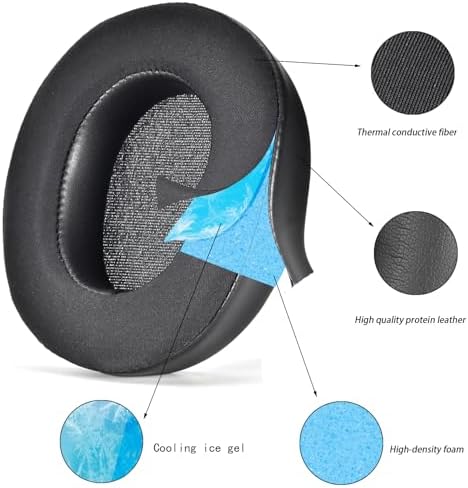 Upgrade Your Gaming Experience with Premium Arctis Nova Pro Wired Earpads – Extra Bass Noise-Cancelling Cushions for Steel Series Models 1, 3, 7 & Nova Pro Wired – Breathable Fabric for Ultimate Comfort and Sound Isolation – Easy Install Replacement Earpads – Not for Wireless Models