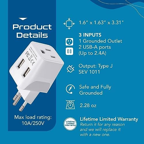 Compact Dual USB Travel Adapter for Effortless Charging in Australia, New Zealand, and China – Essential Type I Plug for Phones, Tablets, and Cameras – Quick Charge Capability with Universal Compatibility for Hassle-Free Global Adventures