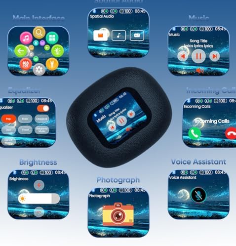 Revolutionize Global Communication with AI-Enabled Language Translation Earbuds – Instantaneous Translation in 144 Languages, Enhanced Bluetooth 5.49 Connectivity, Touch-Controlled Interface, 8 Offline Modes for Internet-Free Use, Superior HD Audio Experience, Long-Lasting 50-Hour Battery Life – Perfect for i OS & Android Users in Travel and Business Settings