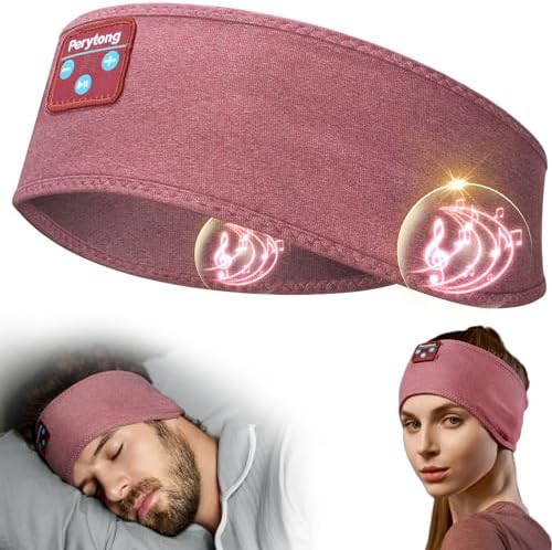 Perytong Wireless Bluetooth Sports Headband Headphones – Ultimate Comfort & Crystal-Clear Sound for Sleep, Yoga & Jogging – Perfect for Insomnia Relief, Meditation, and Easy Device Pairing