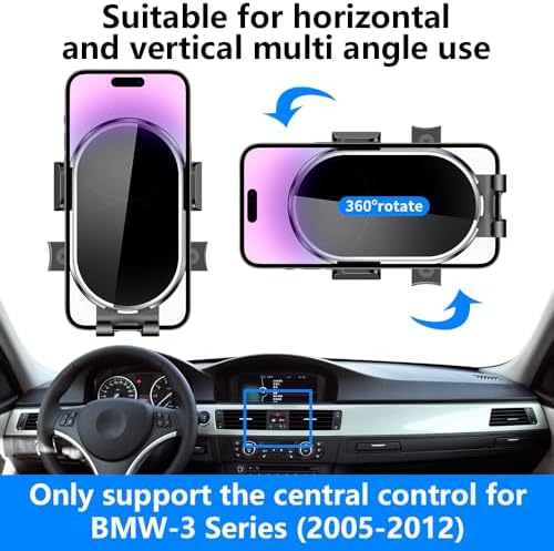 BMW 3 Series & 4 Series Car Phone Holder (2013-2018, 2014-2020) – Premium Automotive Phone Mount for F30 & F32 Models – Sleek, Durable Design for Safe Navigation and Hands-Free Use – Effortless Installation, Adjustable Viewing Angles, and Enhanced Compatibility for Modern Drivers