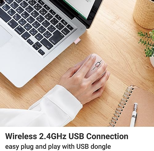 Elevate Your Productivity with the ELECOM Wireless Ergonomic Mouse – Silent Click, 2000 DPI Precision, 20-Month Battery Life, and Stylish White Design for PCs, Macs, and Laptops – Perfect for Home or Office Use