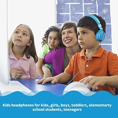 Premium ONTA Kids Headphones – Comfortable Noise-Canceling On-Ear Headset for Young Learners | Durable Wired Earphones Designed for School, Travel, and Home | Perfect Fit for i Pads, Smartphones, and Laptops | Unmatched Sound Quality for Ages 3+