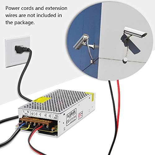 120 W 24 V AC to DC Power Supply Adapter – High-Performance Switching Transformer for LED Lighting, 3 D Printers, and CCTV Systems with Enhanced Efficiency and Safety Features