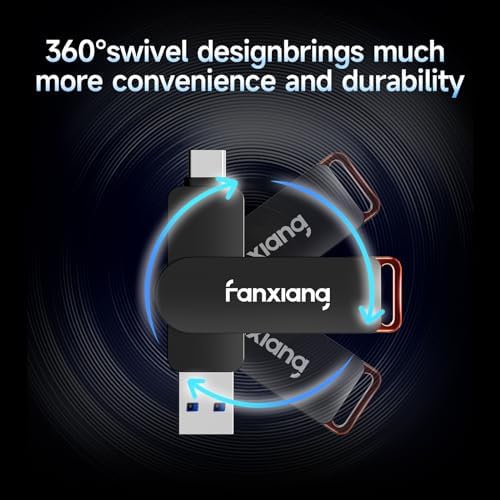 Lightning-Fast 512 GB External SSD Flash Drive – Dual USB-C & USB-A Connectivity for i Phone 15/16, Android, PS4, Windows, and Mac – High-Speed Data Transfer Up to 560 MB/s for Effortless File Management and Ultimate Portability