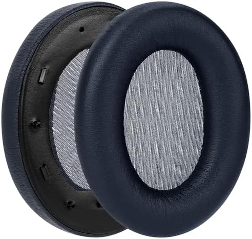 Geekria Quick Fit Replacement Ear Pads for Sony WH-1000 XM4 Wireless Headphones – Luxurious Gold Memory Foam Cushions for Ultimate Comfort and Enhanced Sound Quality, Easy Installation Audio Upgrade, Ideal Headphone Accessories for Music Enthusiasts and Professionals