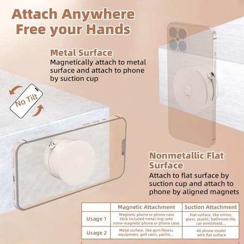 SEVENKA 360-Degree Magnetic Car Phone Holder: Universal Adjustable Mount for Hands-Free Navigation with Secure Windshield Suction – Compatible with i Phone & Samsung for Enhanced Road Safety and Optimal Viewing Angles