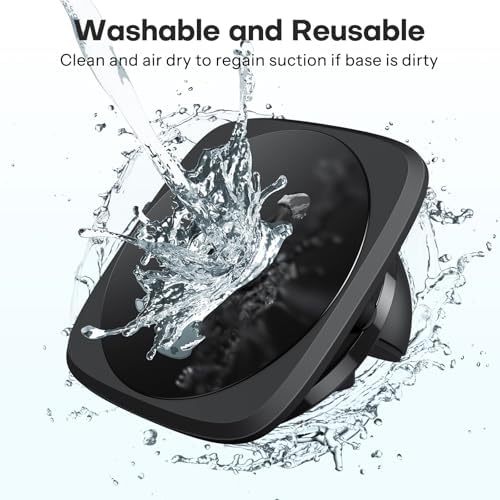 OMOTON 360-Degree Rotating Car Phone Holder – Adjustable Spring Dashboard Mount for i Phone 16 Pro Max & All Smartphones – Ultimate Hands-Free Navigation & Safety Solution for Your Vehicle – Sleek Black Design for Enhanced Compatibility and Convenience