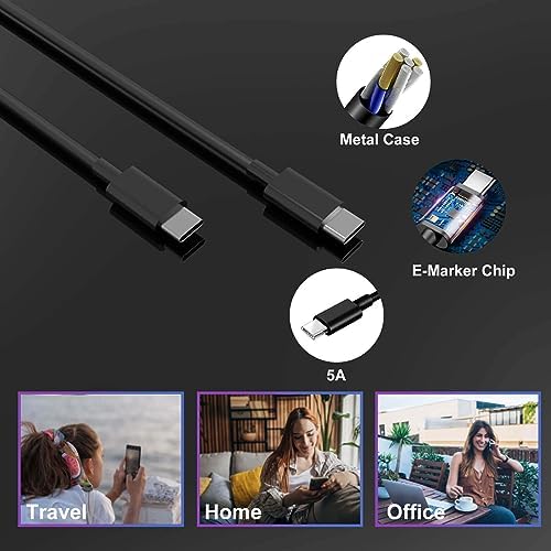 45 W USB C Charger Duo Pack – Ultra-Fast PPS Wall Adapter for Samsung Galaxy S25, S24, S23 Ultra & More – Includes 6 ft Type C Charging Cable for Enhanced Performance & Safety – Perfect for Home & Travel Use