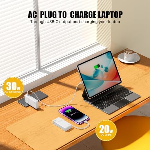 Experience ultimate convenience with the Brand Q Fast Charging Portable Charger, a versatile USB C Power Bank featuring a built-in 30 W AC wall plug. This 10,000 m Ah external battery pack delivers rapid 20 W charging for your i Phone, smartphones, tablets, and more, ensuring you stay powered up during critical moments. Enjoy the flexibility of a removable cable, making storage and transport effortless. Engineered for enhanced compatibility, this multifunctional portable charger allows simultaneous charging of multiple devices without compromising speed. Compact and durable, it is the perfect solution for home, office, or travel use. Elevate your on-the-go charging experience with this essential accessory designed for modern connectivity.