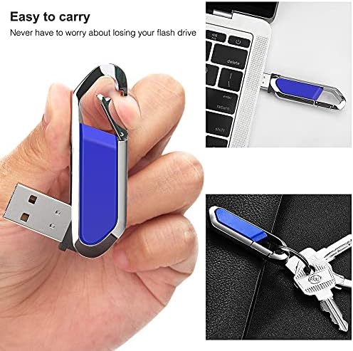 64 GB Portable Metal USB Flash Drive – Stylish Red Keychain Memory Stick for Fast External Data Storage and Seamless File Transfer – Ideal for Students and Professionals