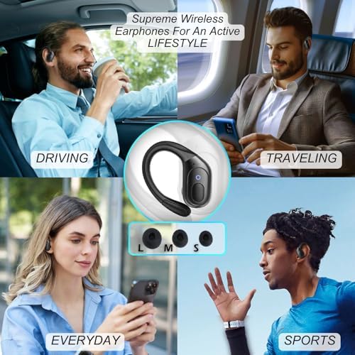 Revolutionize Your Listening Journey with Groove Electronics 4-in-1 Wireless Earbuds – Exceptional 80 Hours of Playtime, State-of-the-Art Bluetooth 5.3 Connectivity, Advanced Active Noise Cancelling for Pure Immersion, IPX7 Waterproof Rating for Ultimate Durability, and Innovative LED Display | Bonus Phone Charging Pad Included for Seamless Power Management