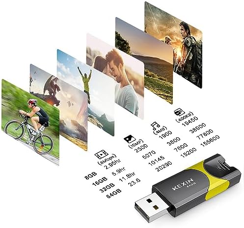 KEXIN 64 GB USB 3.0 Flash Drive 10-Pack – High-Speed, Reliable Data Storage for Photos, Videos & Files – Versatile Portable Memory Sticks Compatible with PCs, Laptops & Consoles – Perfect for Professionals & Students
