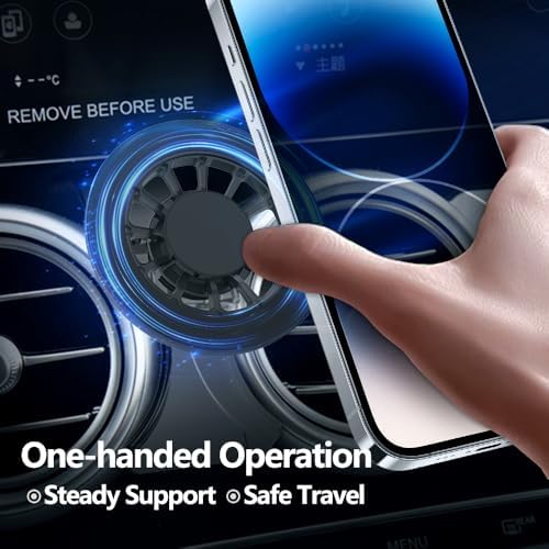 CLEC Premium Mag Safe Car Phone Mount for Mercedes-Benz GLC-Class (2016-2022) & C-Class (2015-2021) – Strong Magnetic Grip, Adjustable Viewing Angles, Seamless Compatibility for i Phone 16/15/14/13/12 Series & All Smartphones – Elevate Your Driving Experience with Enhanced Safety and Style