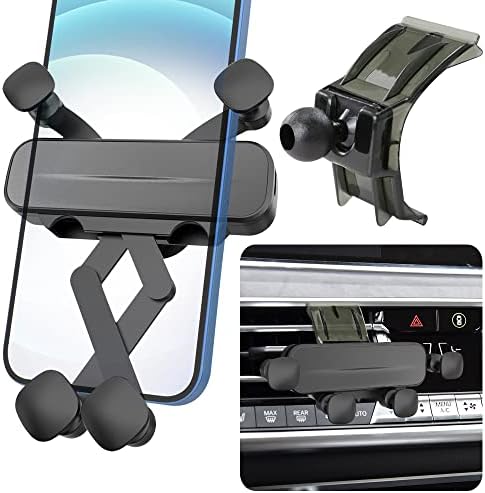 Custom-Fit Gravity Phone Holder Mount for 2024-2025 BMW X5, X6 & 2023-2025 X7 – Premium Car Accessory for Seamless Navigation and Connectivity – Tool-Free Installation, Robust Build, 360-Degree Rotatable Design – Elevate Your Modern BMW Driving Experience