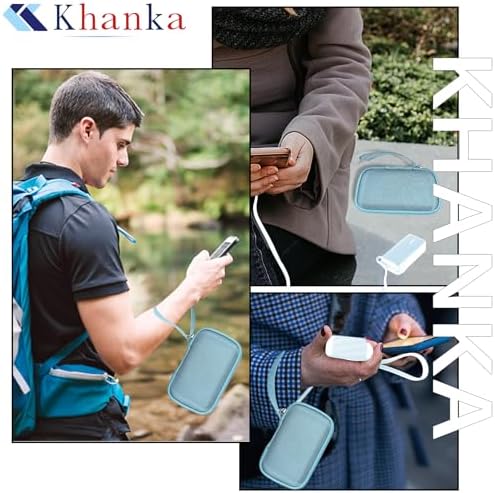 Khanka Durable Hard Case for Anker 3-in-1 USB C Power Bank, 10,000 m Ah Charger Block – Stylish Purple Protection for Portable Charging On-the-Go, Lightweight and Shockproof Accessory for Maximum Durability and Enhanced Safety