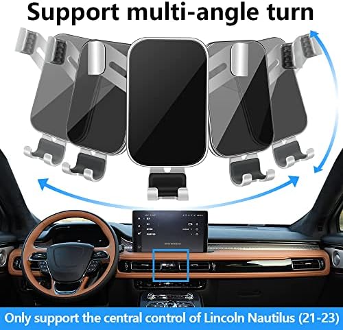 Premium Car Phone Holder for Lincoln Nautilus 2024-2026 – Ultimate Mobile Cradle with Enhanced Compatibility, Hands-Free Navigation, and Fast Charging – Secure and Adjustable Auto Interior Accessory for Seamless Driving Experience