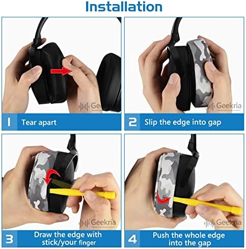 Upgrade Your Skullcandy Experience: Geekria Premium Comfort Mesh Replacement Ear Pads for Crusher Series, Hesh, and Venue Headphones – Ultimate Sound Enhancement & Long-lasting Comfort