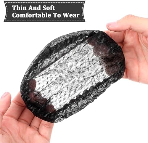 300 Disposable Headphone Covers – Premium Non-Woven Sanitary Fabric for Ultimate Hygiene and Comfort, Perfect for Salons, Gyms, and Events – Black Earphone Protectors for Superior Fit (L-11 cm)