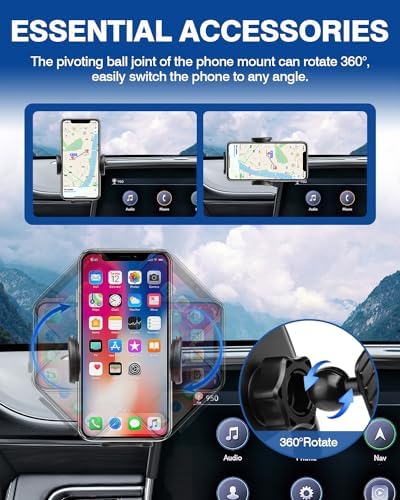 Autorder 360-Degree Rotating Car Phone Holder for Toyota Corolla 2019-2025 & Corolla Cross 2022-2025 – Hands-Free Air Vent Mount for Optimal Navigation & Communication – Durable & Sleek Design for Enhanced Driving Safety and Convenience